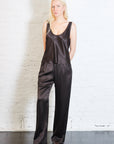 Silk Satin U Tank in Olive Bronze by Enza Costa-Enza Costa-Idlewild-Cincinnati