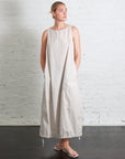 Sleeveless Balloon Dress TC in Pebble by Album Di Famiglia-Album Di Famiglia-Idlewild-Cincinnati