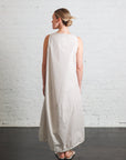 Sleeveless Balloon Dress TC in Pebble by Album Di Famiglia-Album Di Famiglia-Idlewild-Cincinnati