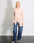 Sleeveless Kimono Shirt in Carne by Serien°umerica-Serien°umerica-Idlewild-Cincinnati