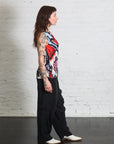 Sleeveless Plissé Top in Carrots by Henrik Vibskov-Henrik Vibskov-Idlewild-Cincinnati