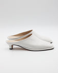 Soft Kitten Heel in White by Lauren Manoogian-Lauren Manoogian-Idlewild-Cincinnati