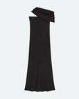 Soft Sash Maxi Dress in Black by Helmut Lang-Dresses-Helmut Lang-Idlewild