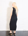 Spongy Midi Dress in Black by Issey Miyake-Issey Miyake-Idlewild-Cincinnati