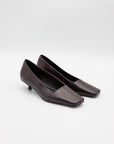 Square Toe Pump in Coffee by St Agni-St. Agni-Idlewild-Cincinnati