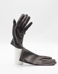 Stitched Lambskin Cashmere Lined Gloves in Gray Black by Gloves Forino 1899-Gloves Forino 1899-Idlewild-Cincinnati