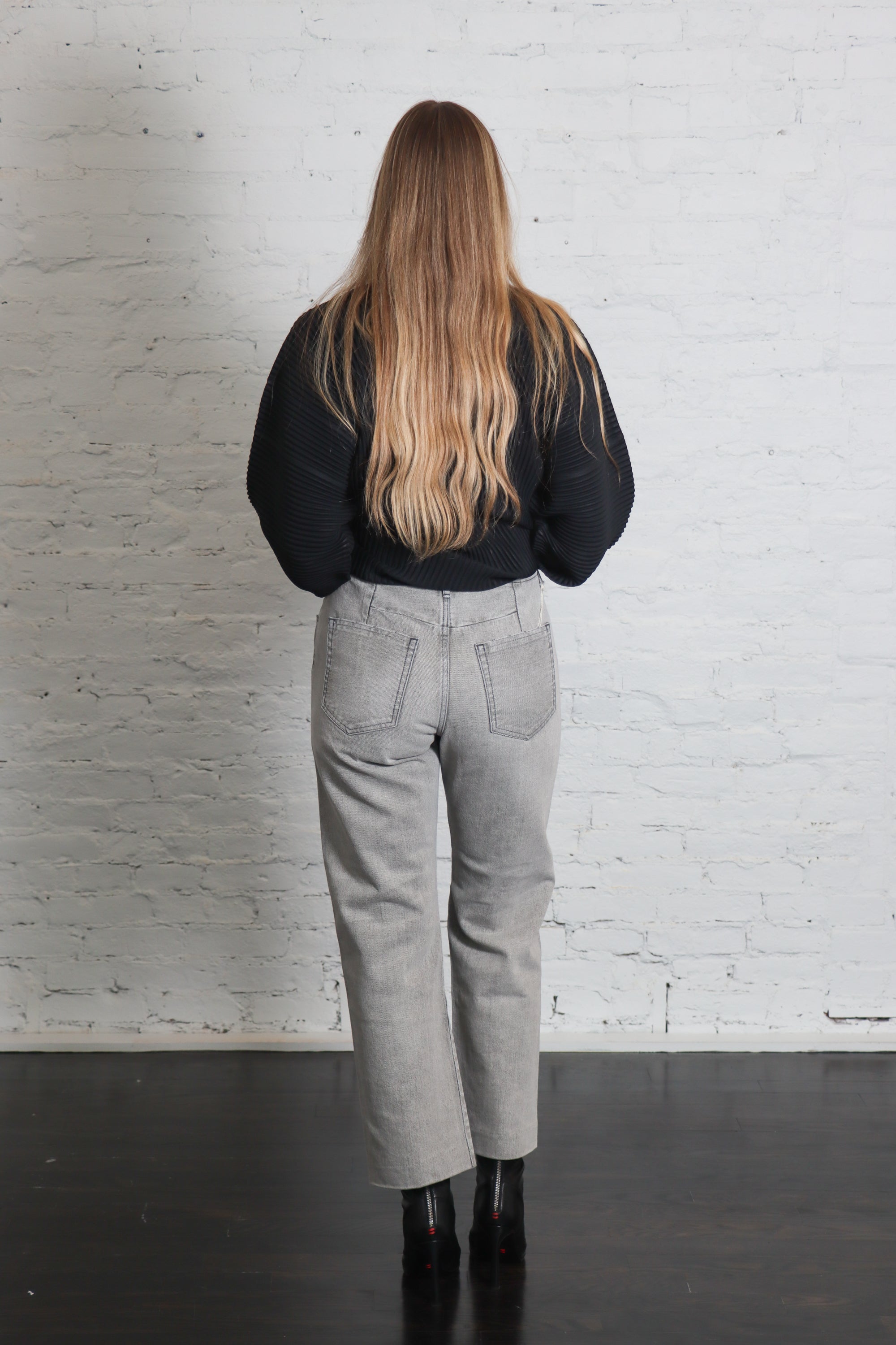 Straight Jean Trouser in Light Grey by Tanaka Denim – Idlewild