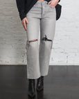 Straight Jean Trouser in Light Grey by Tanaka Denim-TANAKA-Idlewild-Cincinnati