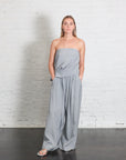 Strapless Asymmetrical Drape Top in Mist by St. Agni-St. Agni-Idlewild-Cincinnati