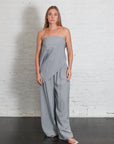 Strapless Asymmetrical Drape Top in Mist by St. Agni-St. Agni-Idlewild-Cincinnati