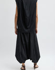Summer Nylon Flat Front Jalouise Skirt in Black by Tibi-Tibi-Idlewild-Cincinnati