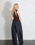 Supima Cotton Esssential Sleeveless U in Chocolate by Enza Costa-Enza Costa-Idlewild-Cincinnati