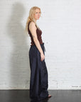 Supima Cotton Esssential Sleeveless U in Chocolate by Enza Costa-Enza Costa-Idlewild-Cincinnati
