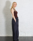 Supima Cotton Esssential Sleeveless U in Chocolate by Enza Costa-Enza Costa-Idlewild-Cincinnati
