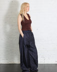 Supima Cotton Esssential Sleeveless U in Chocolate by Enza Costa-Enza Costa-Idlewild-Cincinnati