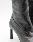 LORI15 Tronchetto Ostrich in Nero by Halmanera-Halmanera-Idlewild-Cincinnati