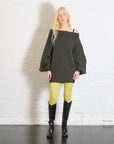 Sweater Mini Dress in Dark Grey by MM6 Maison Margiela-MM6-Idlewild-Cincinnati