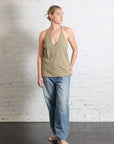 T-Shirt Program Racerback Tank in Fennel by Tibi-Tibi-Idlewild-Cincinnati