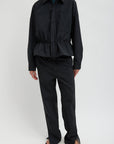 Tech Suiting Anorak Bomber in Black by Tibi-Tibi-Idlewild-Cincinnati