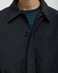 Tech Suiting Anorak Bomber in Black by Tibi-Tibi-Idlewild-Cincinnati