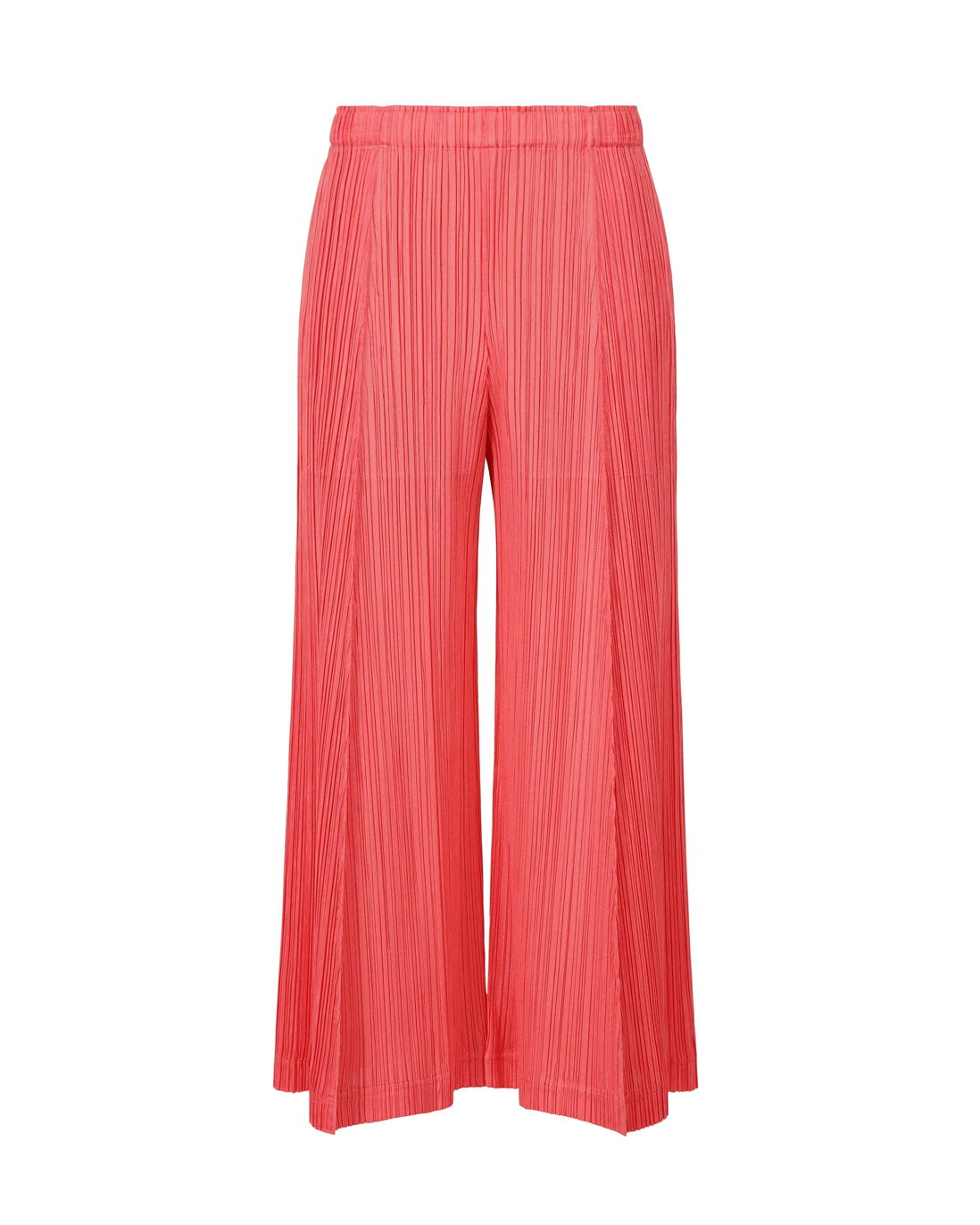 Thicker Bottoms 1 Pants in Coral Pink by Pleats Please Issey
