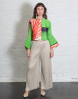 Thicker Bottoms 1 Pants in Greige by Pleats Please Issey Miyake-Bottoms-Pleats Please Issey Miyake-Idlewild