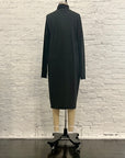 Turtleneck Midi Dress in Black by Sanctamuerte-SANCTAMUERTE-Idlewild-Cincinnati