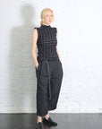 Twist Knit Top in Charcoal by Pleats Please Issey Miyake-Pleats Please Issey Miyake-Idlewild-Cincinnati