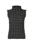 Twist Knit Top in Charcoal by Pleats Please Issey Miyake-Pleats Please Issey Miyake-Idlewild-Cincinnati