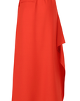 Uni-form (Wool) Skirt in Red by Issey Miyake-Issey Miyake-Idlewild-Cincinnati