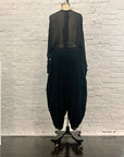 Velvet Trousers in Black by Sanctamuerte-SANCTAMUERTE-Idlewild-Cincinnati