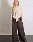 Wave Cardigan in Flax by Lauren Manoogian-Lauren Manoogian-Idlewild-Cincinnati