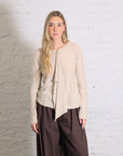 Wave Cardigan in Flax by Lauren Manoogian-Lauren Manoogian-Idlewild-Cincinnati