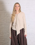 Wave Cardigan in Flax by Lauren Manoogian-Lauren Manoogian-Idlewild-Cincinnati