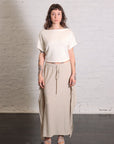 Wave Skirt in Flax by Lauren Manoogian-Lauren Manoogian-Idlewild-Cincinnati