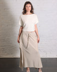 Wave Skirt in Flax by Lauren Manoogian-Lauren Manoogian-Idlewild-Cincinnati