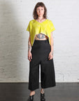 Wide-Leg Cropped Trousers in Black by Serien°umerica-Serien°umerica-Idlewild-Cincinnati