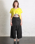 Wide-Leg Cropped Trousers in Black by Serien°umerica-Serien°umerica-Idlewild-Cincinnati