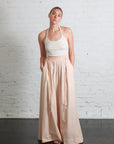 Wide-Leg Trousers with Drawstring in Carne by Serien°umerica-Serien°umerica-Idlewild-Cincinnati