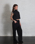 Wide Sweat Pants in Black by MM6 Maison Margiela-MM6-Idlewild-Cincinnati