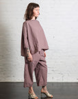 Wide and Short Trousers TC in Mauve by Album Di Famiglia-Album Di Famiglia-Idlewild-Cincinnati