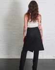 Wool Hybrid Skirt Pants in Black by St. Agni-St. Agni-Idlewild-Cincinnati