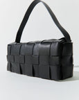 Woven Envelope Slim Tote in Black by St. Agni-St. Agni-Idlewild-Cincinnati