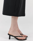 Woven Thong Heel in Black by St Agni-St. Agni-Idlewild-Cincinnati