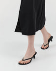 Woven Thong Heel in Black by St Agni-St. Agni-Idlewild-Cincinnati