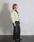 Zip-Up Hoodie in Limestone by 6397-6397-Idlewild-Cincinnati