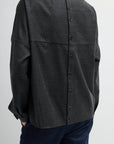 COZY FLANNEL BOATNECK DOLMAN SLEEVE TOP