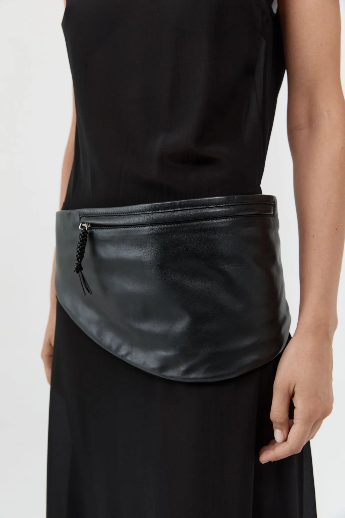 Soft Belt Bag in Black by St. Agni