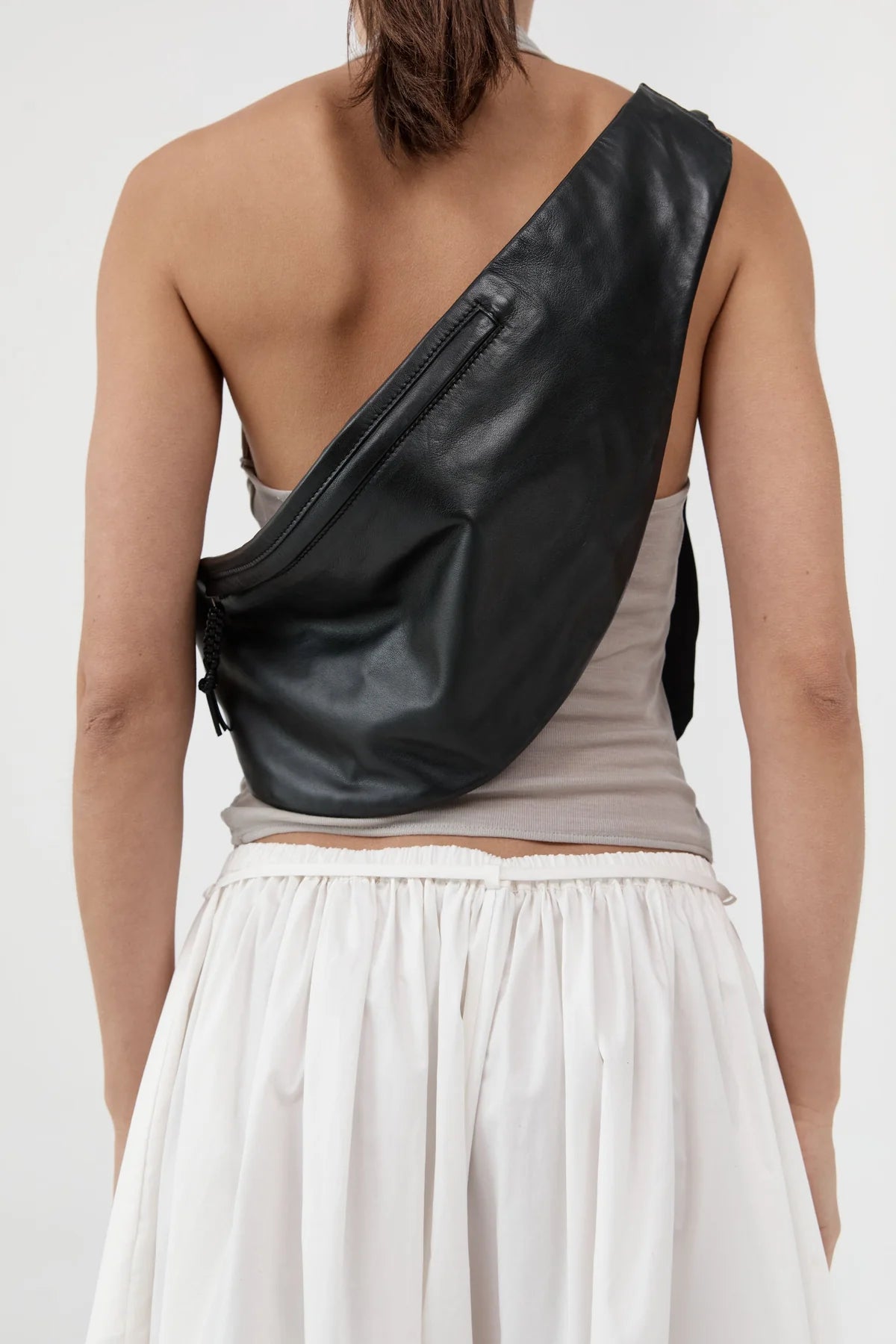 Soft Belt Bag in Black by St. Agni