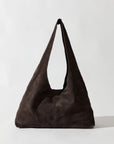 Suede Soft Bag in Coffee by St. Agni